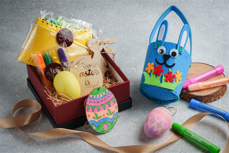 「奇緣禮盒」是為小朋友設計的專屬復活節DIY體驗禮盒。（圖／飯店旅宿業者提供）