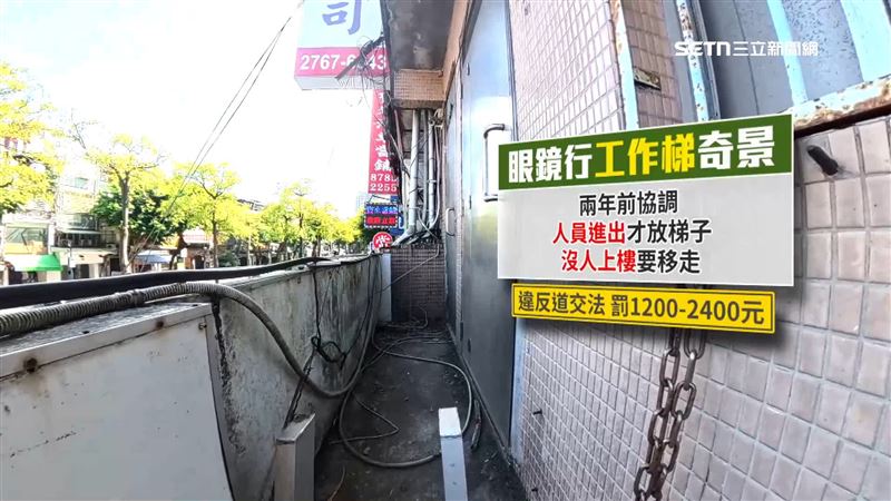 依照道交管理條例，人行道不能堆放物品，否則可開罰新台幣200元到2400元