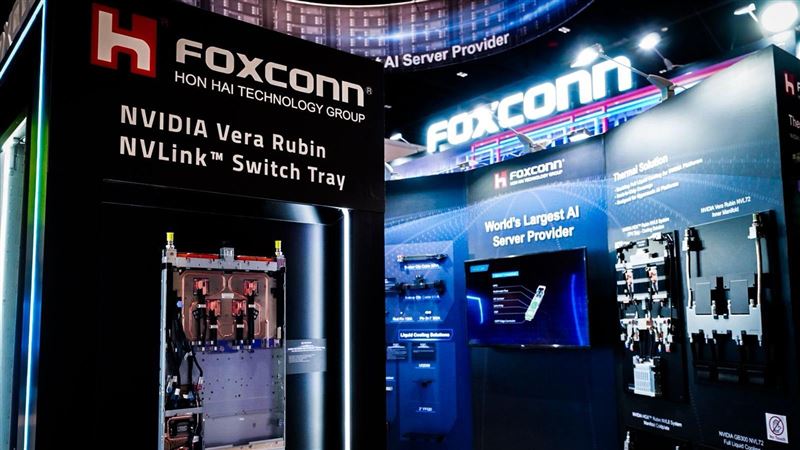 鴻海前進輝達GTC 秀Vera Rubin方案