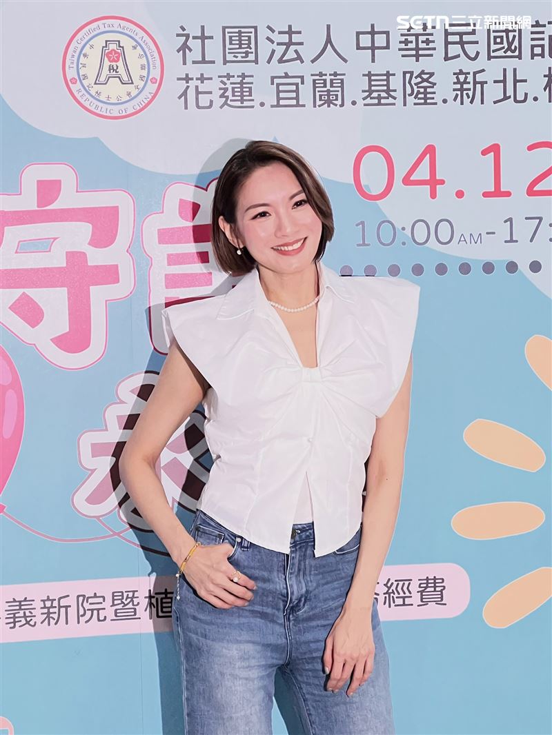 林佳儀出席公益活動。（圖／記者鄭尹翔攝影）