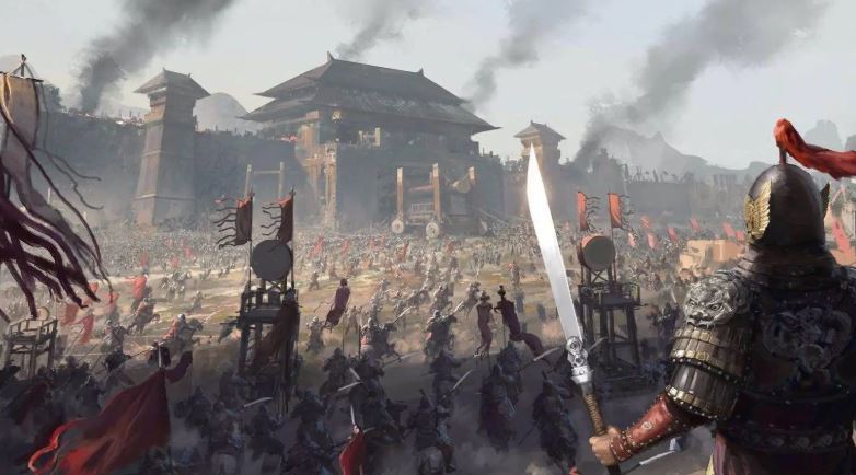 古代戰場上，兩軍對陣時最震撼的一幕，莫過於那些站在第一排士兵，肩扛雲梯、手持盾牌，迎著箭雨與滾石向城牆衝去的畫面。（圖／翻攝自百度百科）