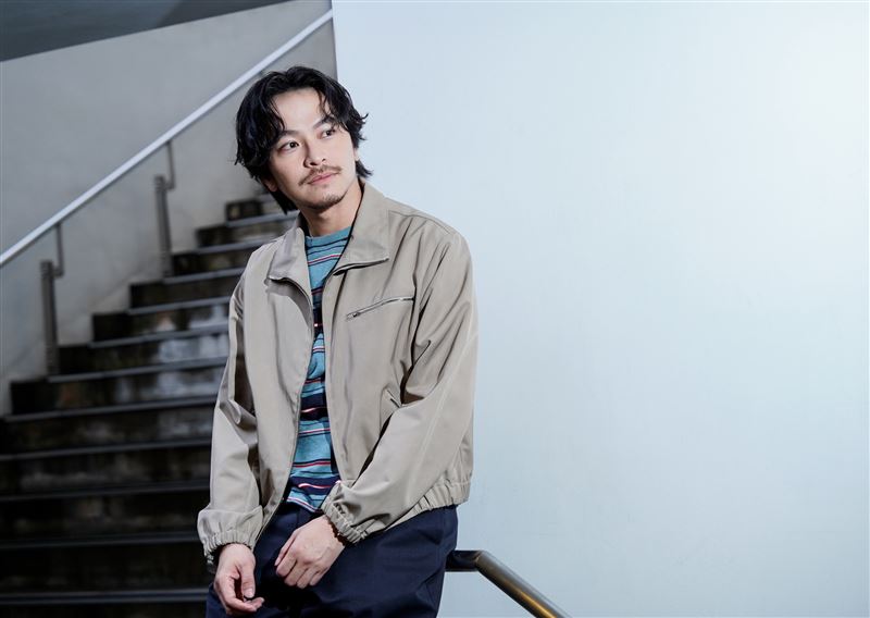 楊銘威對劇中父子和解戲印象深刻。（圖／記者趙于瑩攝影）