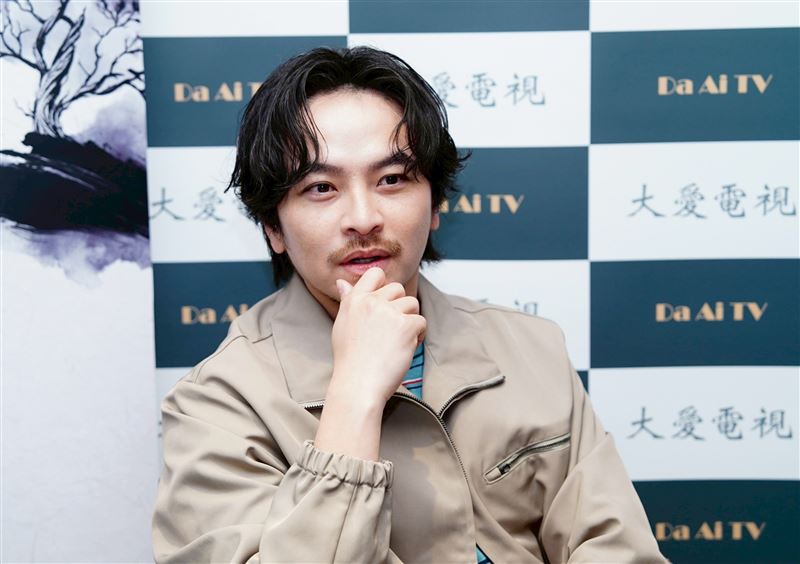 楊銘威這次出演的角色個性壓抑，加上現場拍戲嚴肅，不能隨便開玩笑。（圖／記者趙于瑩攝影）