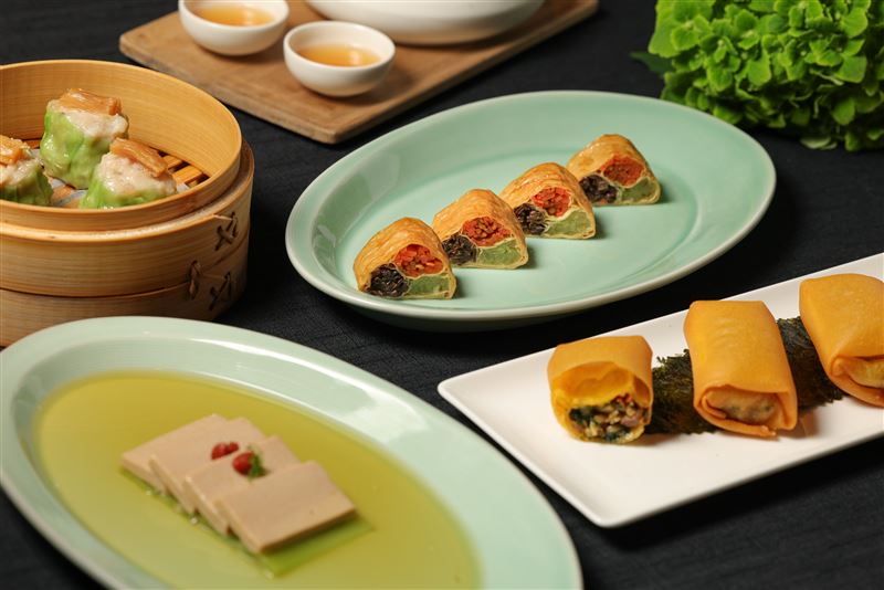 晶華軒主廚發揮巧思將春禽食材融入前菜及港點中，打造時令限定美味。（圖／飯店旅宿業者提供）