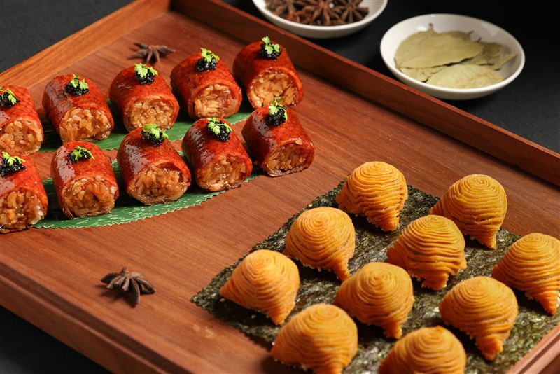 晶華軒鴨箱寶雙味。（圖／飯店旅宿業者提供）