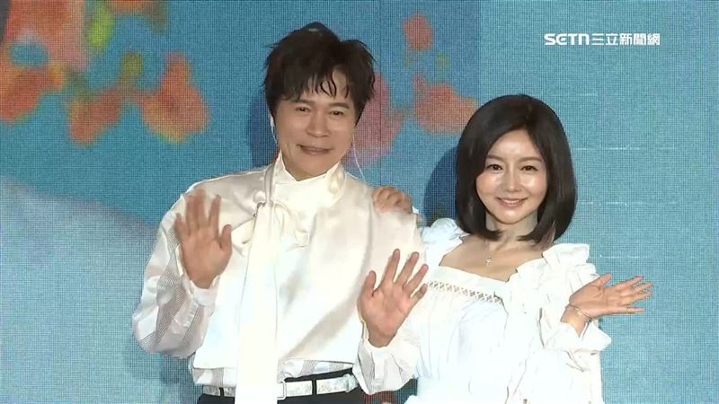 台語歌王洪榮宏（左）與小11歲的妻子張瀞云（右）傳出婚變