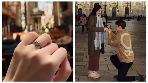 網紅米鹿下跪求婚　另一半懷孕進度曝光