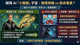 黃仁勳瘋AI龍蝦！恐「集體做傻事」？
