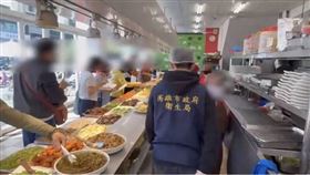 高雄某自助餐出現鴿子入侵，高雄市衛生局出手了。（圖／高雄市衛生局提供）