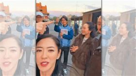 楊千霈（前）的限動中，可發現男友Jeremy（後排左二）曾特地去支持她的舞台劇演出。（翻攝自楊千霈IG）