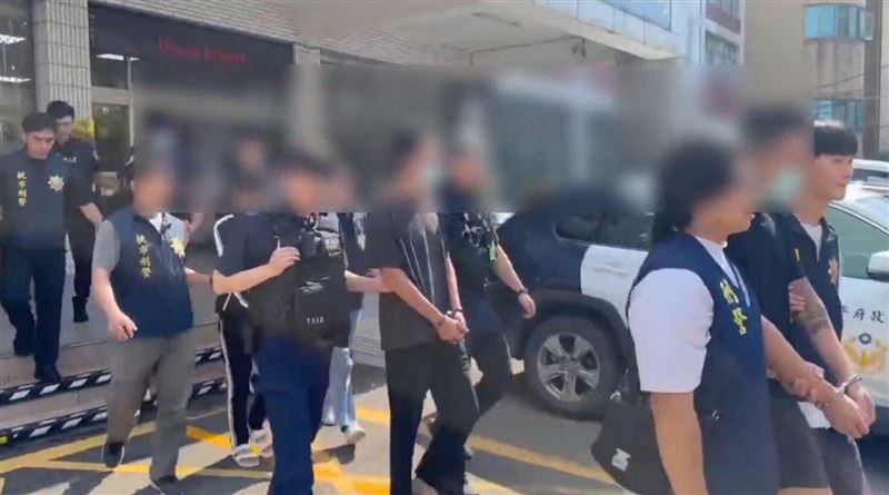 新竹地檢署對10名詐團成員提起公訴。（圖／翻攝畫面）