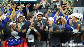 WBC冠軍戰，委內瑞拉拿下隊史首座經典賽冠軍，三壘手賈西亞（Maikel Garcia）獲選MVP。（圖／特派記者劉彥池攝影）