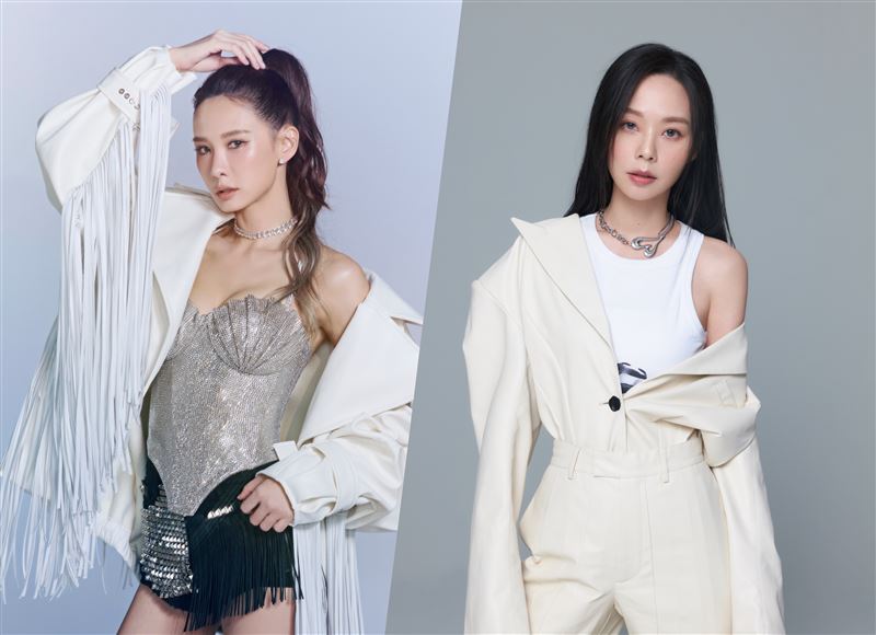 《陽光女子合唱團》安心亞（左）與孫淑媚（右）將在東浪嘉年華合體。（圖／三立提供）