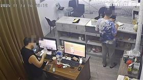 北市警方逮捕天道盟正義會徐姓成員等9人到案，並搗破喪屍煙彈分裝場。（圖／翻攝畫面）