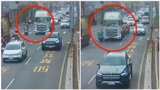 桃園母女閃垃圾車命喪車輪下　尪心碎還原
