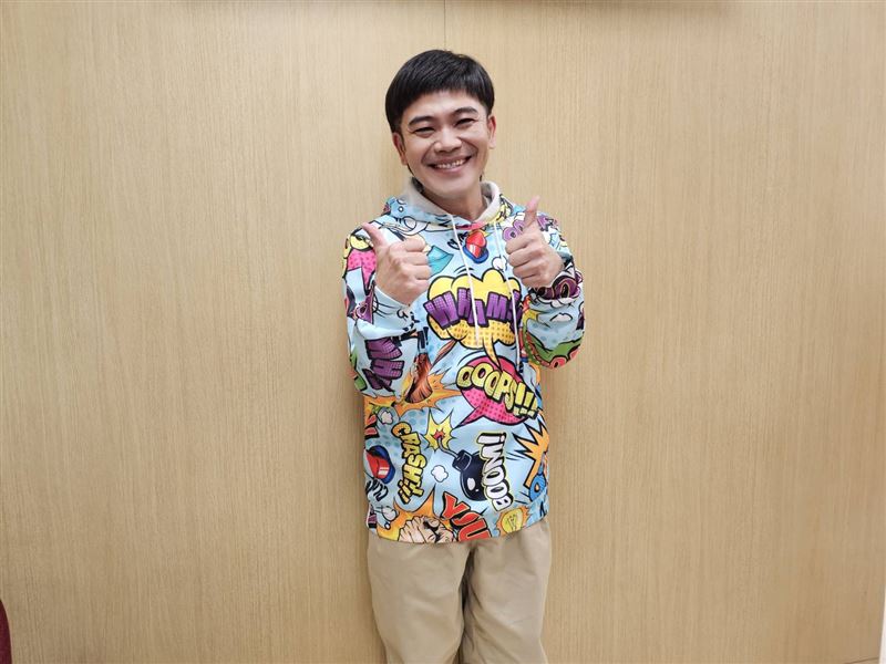 馬國弼今天錄影受訪。（圖／記者蔡維歆攝影）