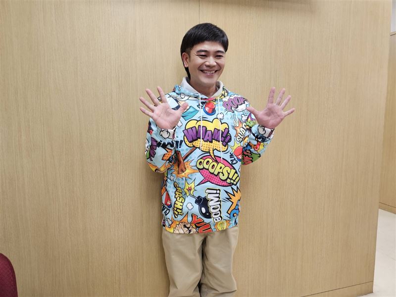 馬國弼談債務現況。（圖／記者蔡維歆攝影）