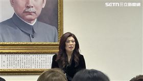 鄭麗文中常會發言。（圖／記者詹宜庭攝影）