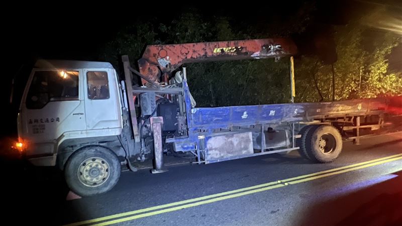 車禍事故現場。（圖／翻攝畫面）