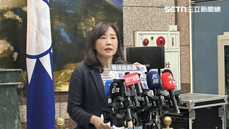 尹乃菁透露，有中常委針對蕭敬嚴言行希望黨中央處理，而黨主席鄭麗文則強調「回歸黨的機制處理」。（圖／記者詹宜庭攝影）