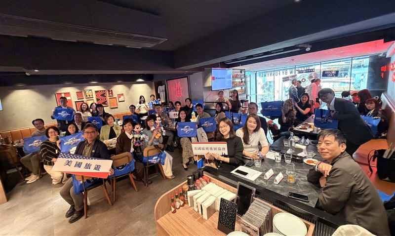 美國旅遊推展協會會員參加踴躍，不少主持人與知名旅遊達人皆到場與會。（圖／三立）