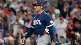 美國隊總教練戴羅沙（Mark DeRosa）。（圖／路透社／達志影像）