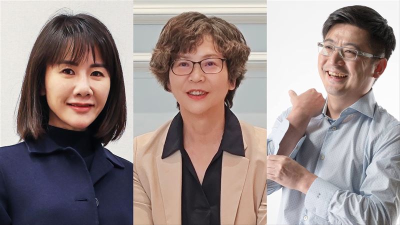 國民黨立委謝衣鳳（左）跟弟弟謝典霖（右）爭搶代表國民黨參選2026彰化縣長選舉，現在又傳出前民眾黨立委蔡壁如（中）也有意參選。 （圖／翻攝自謝衣鳳、蔡壁如、謝典霖臉書）