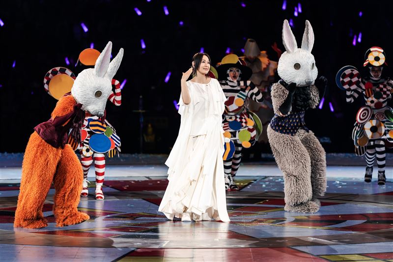 劉若英將帶著飛天鯨魚、旋轉巨熊等大型道具站上美國舞台。（圖／相信音樂提供）