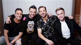 a1樂團接受《三立新聞網》專訪，成員Paul（左起）、Ben、Mark、Christian。（圖／記者趙于瑩攝影）