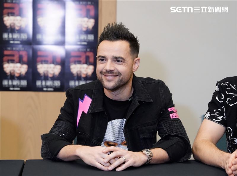 a1樂團成員班&middot;亞當斯（Ben Adams）坦言，在樂團解散那段期間發現自己其實非常孤單。（圖／記者趙于瑩影）