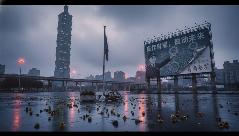 12年前太陽花學運領袖之一的陳廷豪，以一部架空小說描述當年若沒擋下《服貿》，台灣現今會變怎樣？（圖／翻攝自陳廷豪臉書）