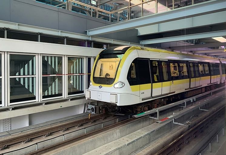 「晴空大地」距離環狀線Y23站距離只有450米，完工後將串聯中和新蘆線、淡水信義線和文湖線等重要路線