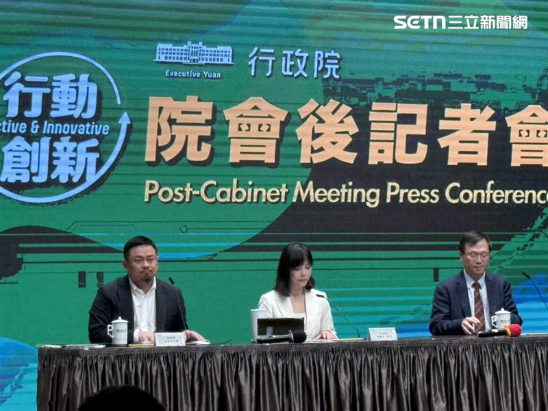 行政院院會會後記者會。（圖／記者盧素梅攝影）