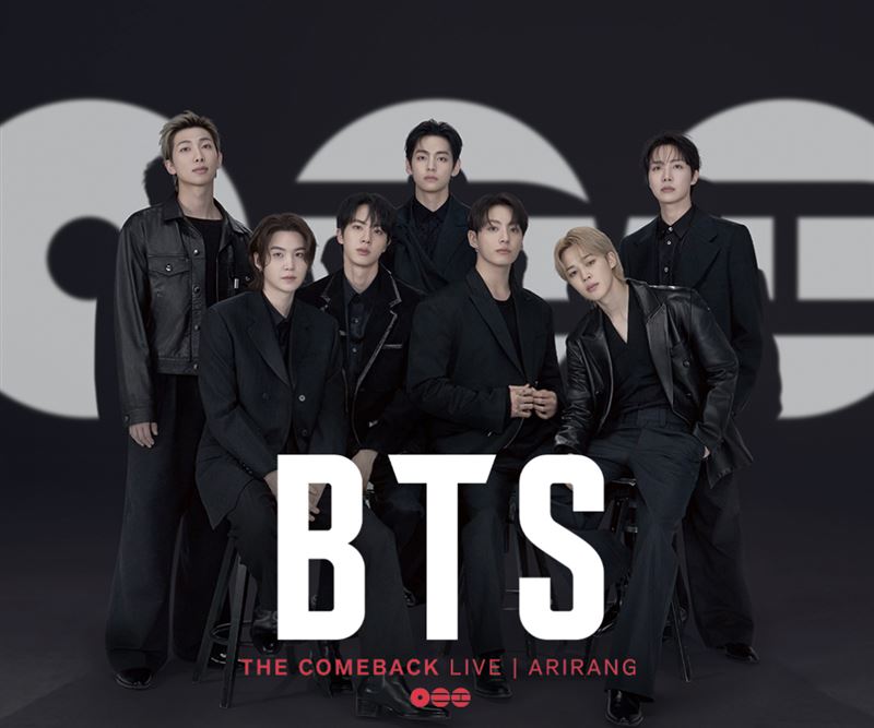 BTS回歸演唱會，預計湧進26萬人潮。（圖／翻攝自X）