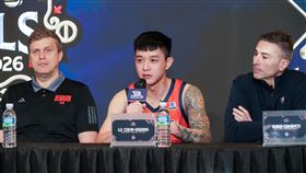 領航猿球星盧峻翔出席東超4強記者會。（圖／東超提供）