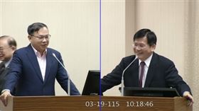 立委王義川質詢外交部長林佳龍。（圖／翻攝畫面）