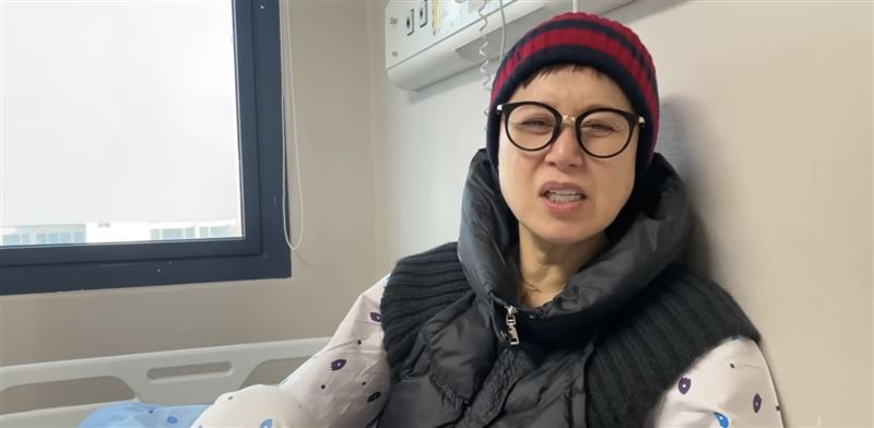 韓國演員朴美善罹患乳癌，化療三次為抗癌剃光頭。（圖／翻攝自朴美善IG、YouTube）