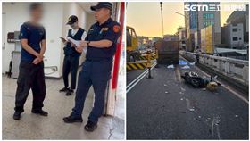 台南,砂石車,陸橋,事故,台南地檢署,相驗,中華陸橋,東區（圖／記者林昱孜攝影）