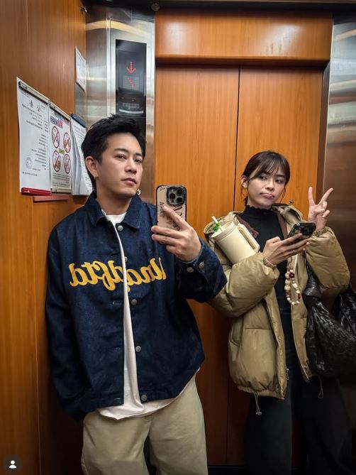 韓宜邦跟林萱瑜合作經營膠原蛋白品牌。（圖／翻攝自IG）