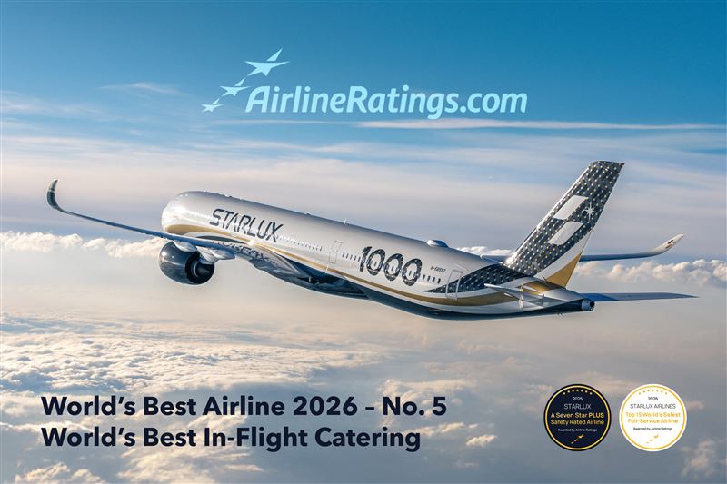 星宇航空榮獲AirlineRatings2026全球最佳航空第五名，勇奪國籍航空史上最高名次 同時摘下「全球最佳機上餐飲」殊榮。（圖／星宇航空提供）
