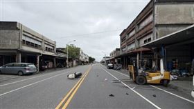 宜蘭,堆高機,女騎士,OHCA,CPR搶救,羅東博愛醫院。（圖／翻攝畫面）