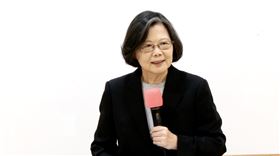 前總統蔡英文赴東吳大學演講（圖／蔡英文辦公室提供） 