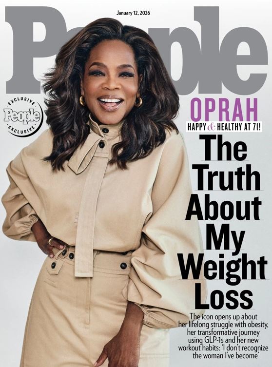 瘦瘦針橫掃全球！體態焦慮養出千億市場。馬斯克瘦13公斤靠它。歐普拉大讚瘦瘦針出現：是一種解脫，一種救贖，彷彿收到了一份厚禮！（圖／翻攝自People）