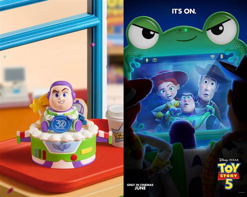 首兩日消費滿額限量送！《玩具總動員》電影限定海報與限定獨家盲盒，讓粉絲有機會搶先全台免費收藏。（圖／品牌業者提供）