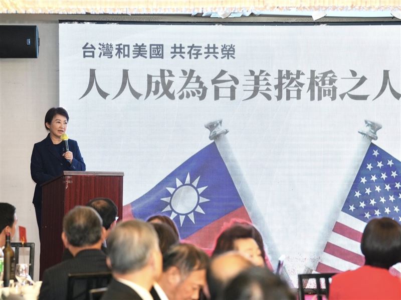 盧秀燕出訪美國。（圖／翻攝自盧秀燕臉書）
