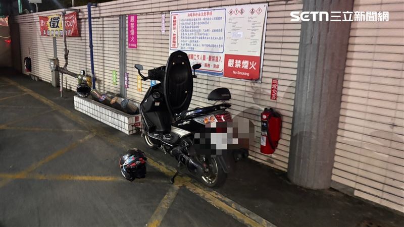 新北市林口區昨晚（19日）發生機車竊案，失主報案後3小時，就發現竊嫌騎著贓車四處遊蕩。（圖／翻攝畫面）