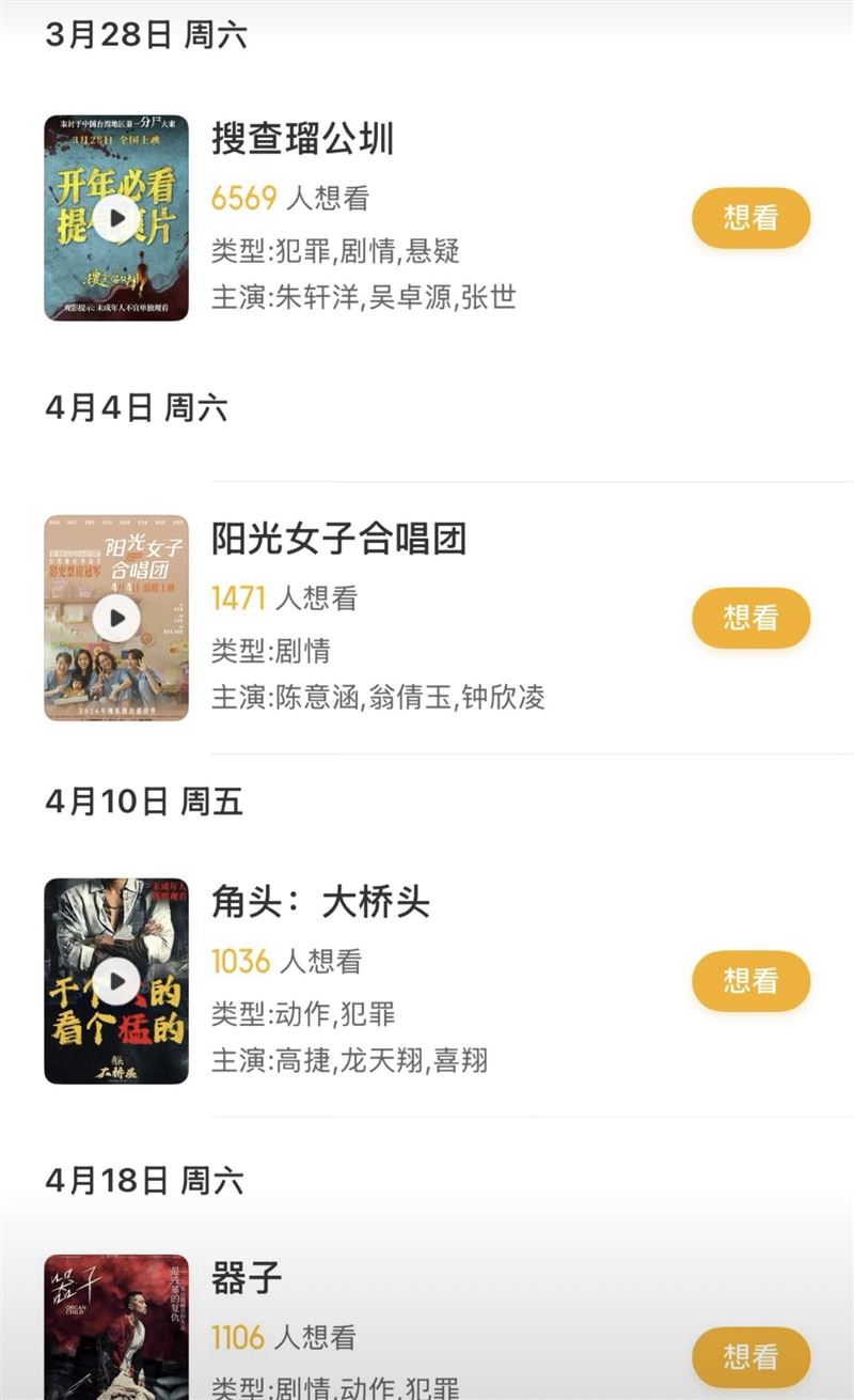 台灣許多電影都有在中國上映。（圖／翻攝自微博）