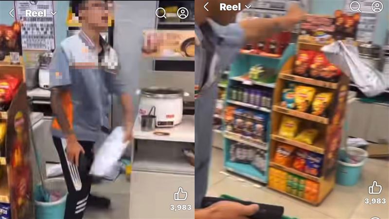 超商店員狂丟包裹！友竟錄影笑：別寄這間