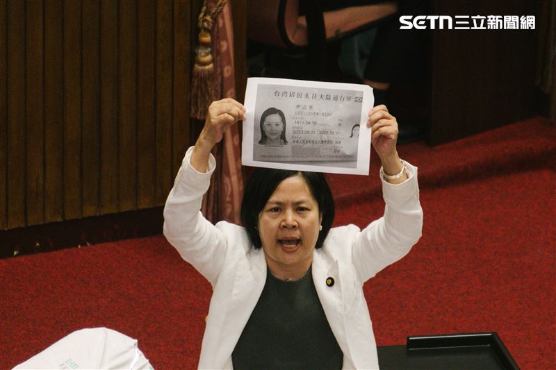 民眾黨團提案譴責李柏毅、劉世芳，李貞秀舉台胞證。（圖／記者楊士誼攝影）