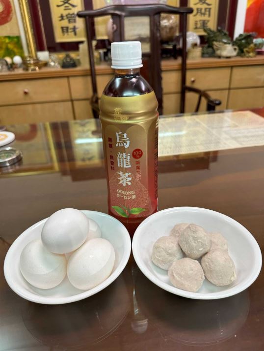 拜文昌帝君禁忌供品。（圖／楊登嵙提供）